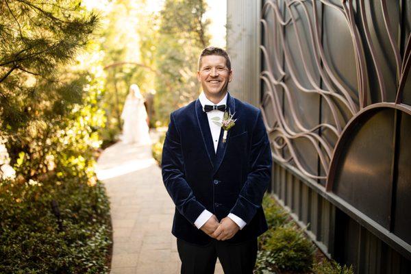 That moment before the first look.