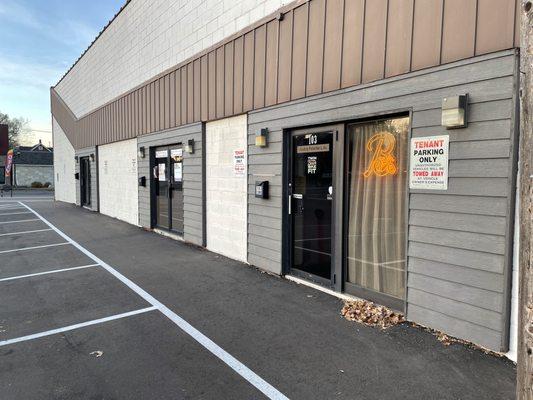 Follow the neon glow into the studio!