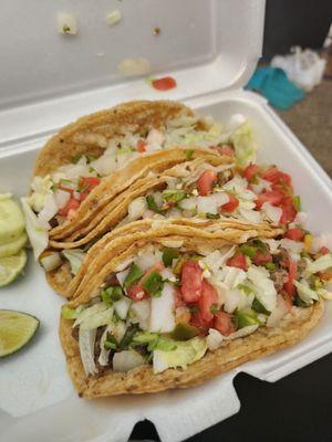 steak/asada con Pico de gallo