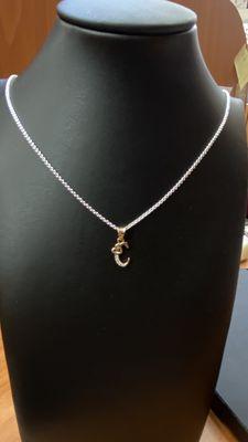 Initial necklace
