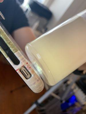 Those particles floating around are literally the stuff the hydrafacial pulled from my skin!!