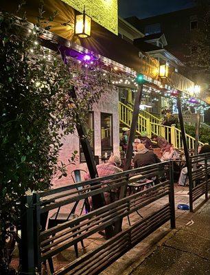 Outside near entrance