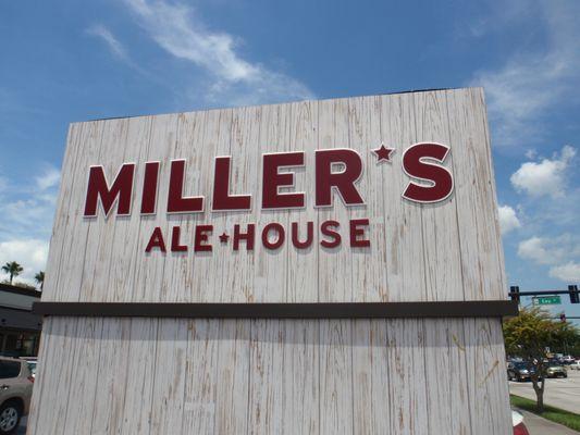 Miller's Ale House - Monument Sign - Tampa, FL