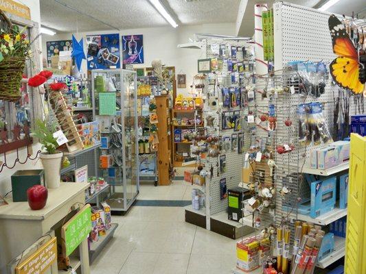 As you enter the store from our Bank Avenue this is the view you will see. Lots of things to explore and lots of things you might not expect