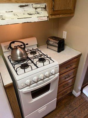 Drawers don't even open right. Toaster didn't work.