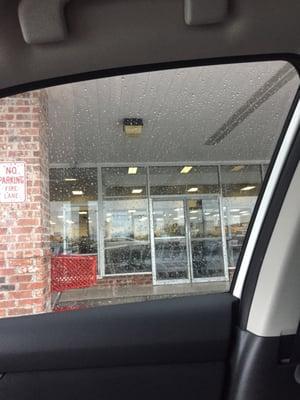 Pull up with your donations in the trunk. Pop the trunk & they will unload it for you!!