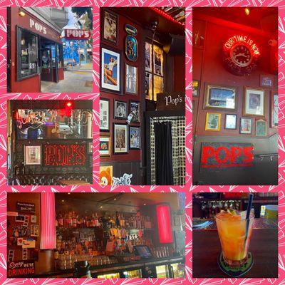 Montage of images from Pop's Bar