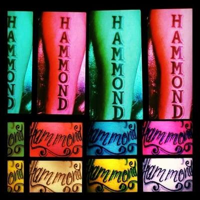 Aimee did my Hammond Tattoo here