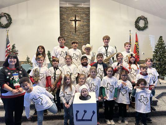 First concert for elementary music, beginner band, and student/faculty trio!
Kate Pamplin, Owner and Director
December 8, 2025