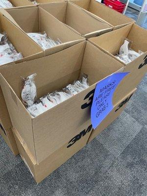 They have free N95 masks. Limit 3 per person
