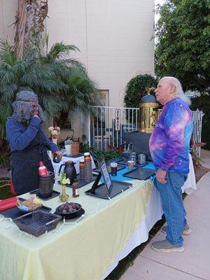 Espresso Catering for Friendship Manor on Halloween.