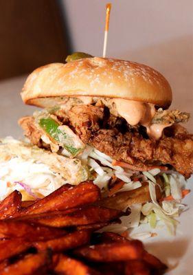 Who Gives a Cluck Southern Chicken Sandwich