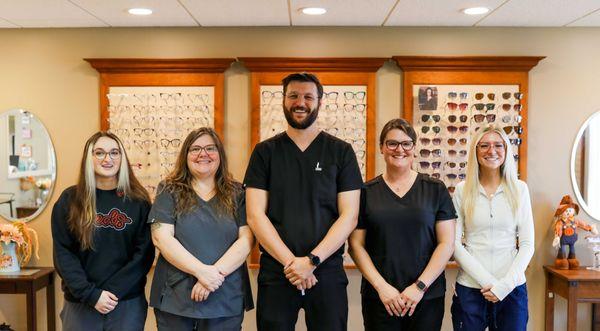 Our staff at Alexandria Eye Care.