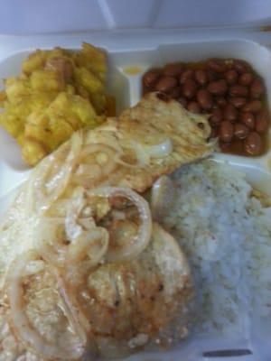 Rice and bean chicken