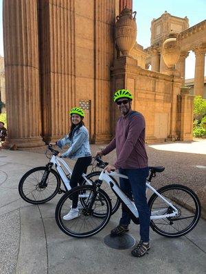 Our pedal assist electric bikes make it easy to get around.