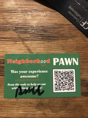 Very helpful man, took his business card too