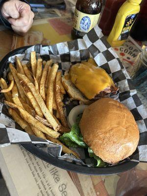 Bacon Cheese Buffalo Burger