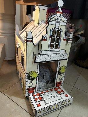 The cateau I was given when I adopted. Assembly is required :D