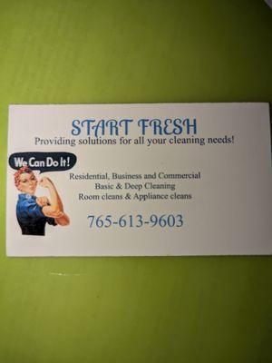 Start Fresh Cleaning Solutions