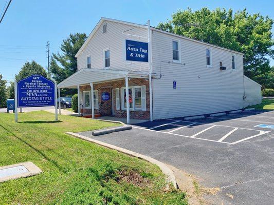 View from H.G. Trueman Rd of Gateau Physical Therapy in Lusby, MD 11855 H.G. Trueman Rd. Lusby, MD 20657-2855 Phone: (410) 326-3432