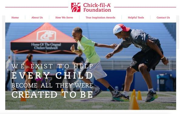 Chick-fil-A Foundation Website