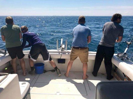 When three poles go off at once things can get a little hectic but Capt Jarrod keeps things running smoothly