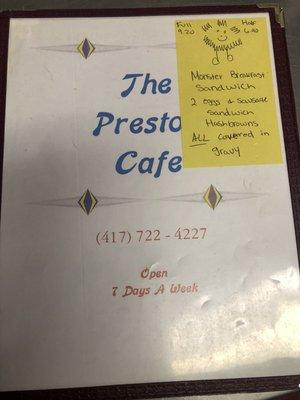 Offering a wide variety of classic cafe dishes and breakfast all the time!