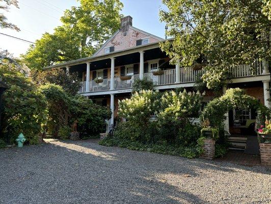 Main house from the parking lot