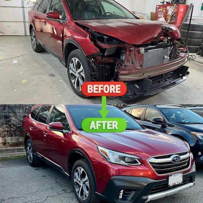 Before and After Repairs
