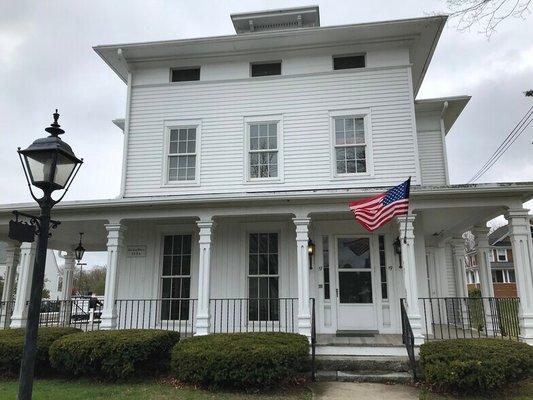 Various small office spaces on the first and second floors. In one of Connecticut's historic homes built in the mid-1800