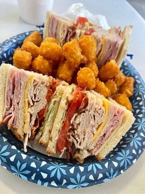 Classic Club with tots