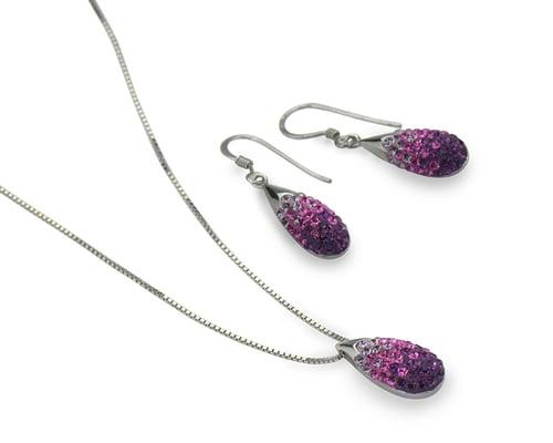 Saphire Earring & Pendant