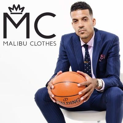 Matt Barnes wearing our Super 130s Loro Piana Four Seasons Peak Lapel Suit