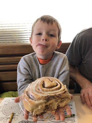homemade cinnamon roll