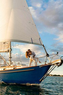 True love aboard 'Our Passion' photo credit Jillian Rollins Photography