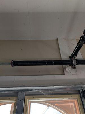 New garage door spring