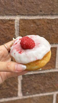 Raspberry Rose Donut