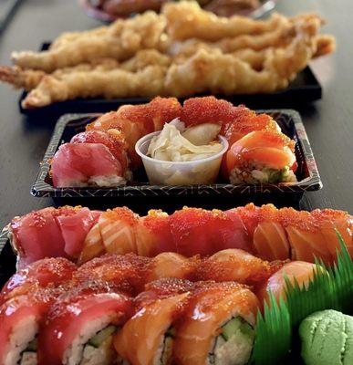 To go Ogden Roll and Shrimp Tempura