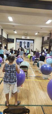 Cardio drumming with All Star Therapies