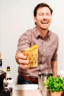 Bar set up by Please and Thank you bar