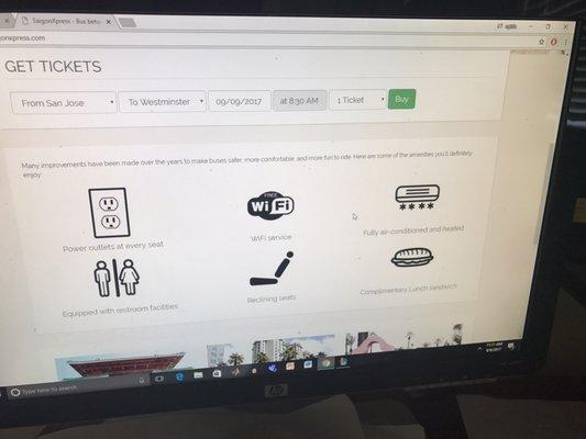 What they claim to have on their website