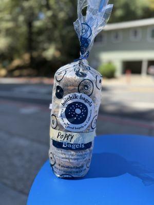 The shop in Larkspur sells frozen poppyseed bagels, and other harder-to-get varieties