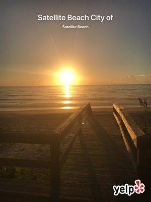 The view at the halfway point.