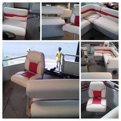 Carpet was installed and all seats were recovered!