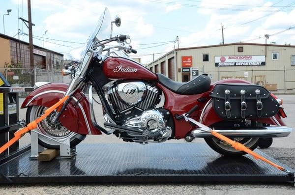 Blue Ox Motorcycle Transport