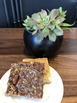 Pecan Bar for dessert? Yup. They're popular AND delicious