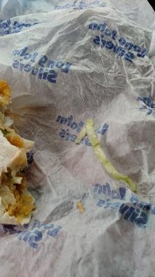 Wilted browning lettuce...geez how hard is it to have fresh stuff