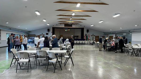 The newly renovated Harmony Hall.