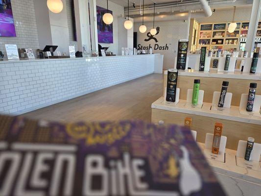 Stash Dash! Super friendly and helpful staff! Even security is cool! Jose was so knowledgeable and helpful