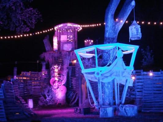 SHAKESPEARE ON THE FARM: The Tempest. (The stage before the play.)